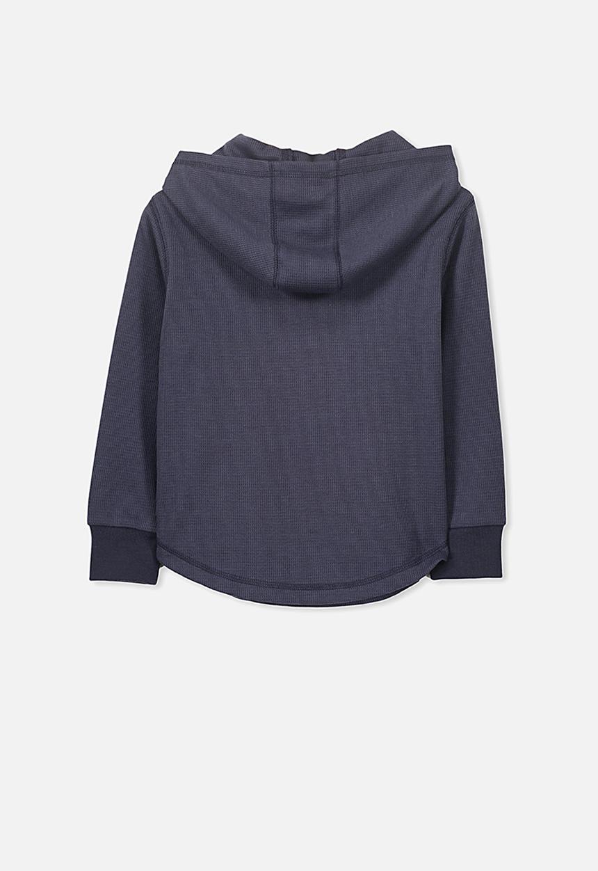 Cotton On - Hayden hooded top - navy