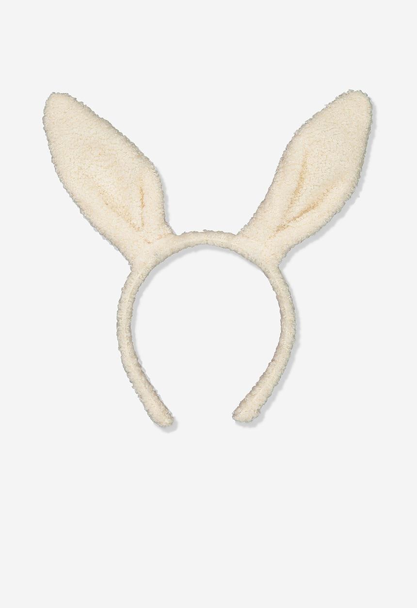 Cotton On - Novelty bunny ears headband - cream