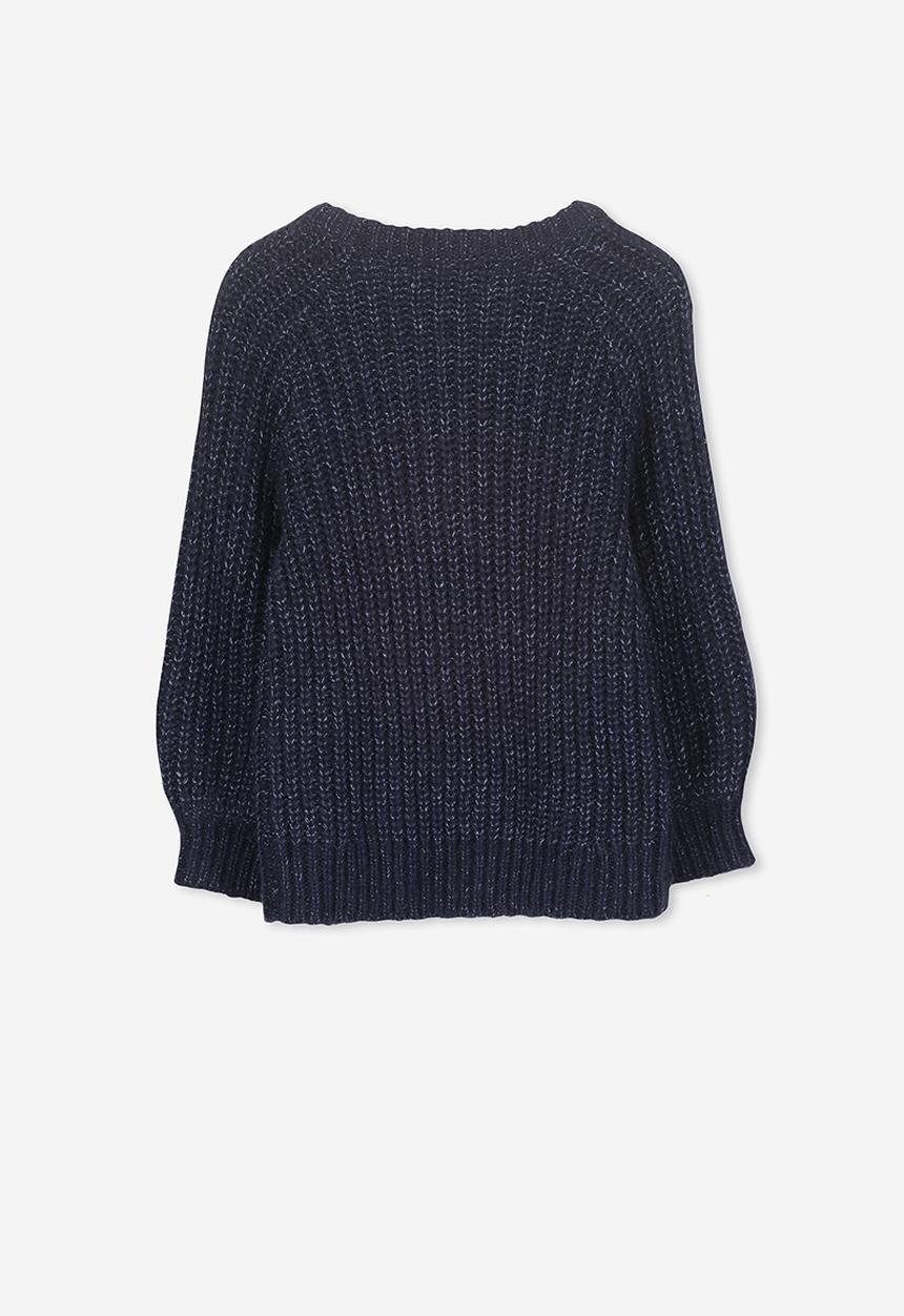 Cotton On - Sophia knit jumper - navy & silver