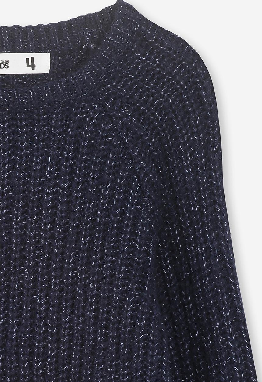 Cotton On - Sophia knit jumper - navy & silver