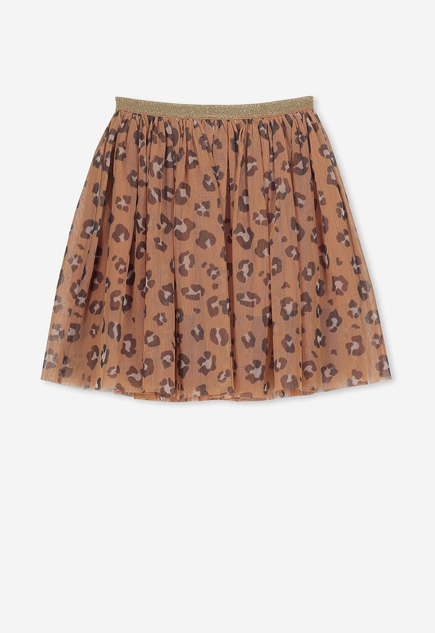 Cotton On - Trixiebelle tulle skirt - beige & brown