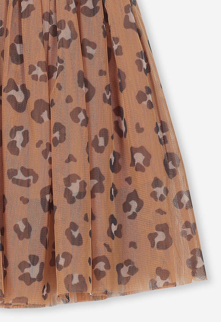 Cotton On - Trixiebelle tulle skirt - beige & brown