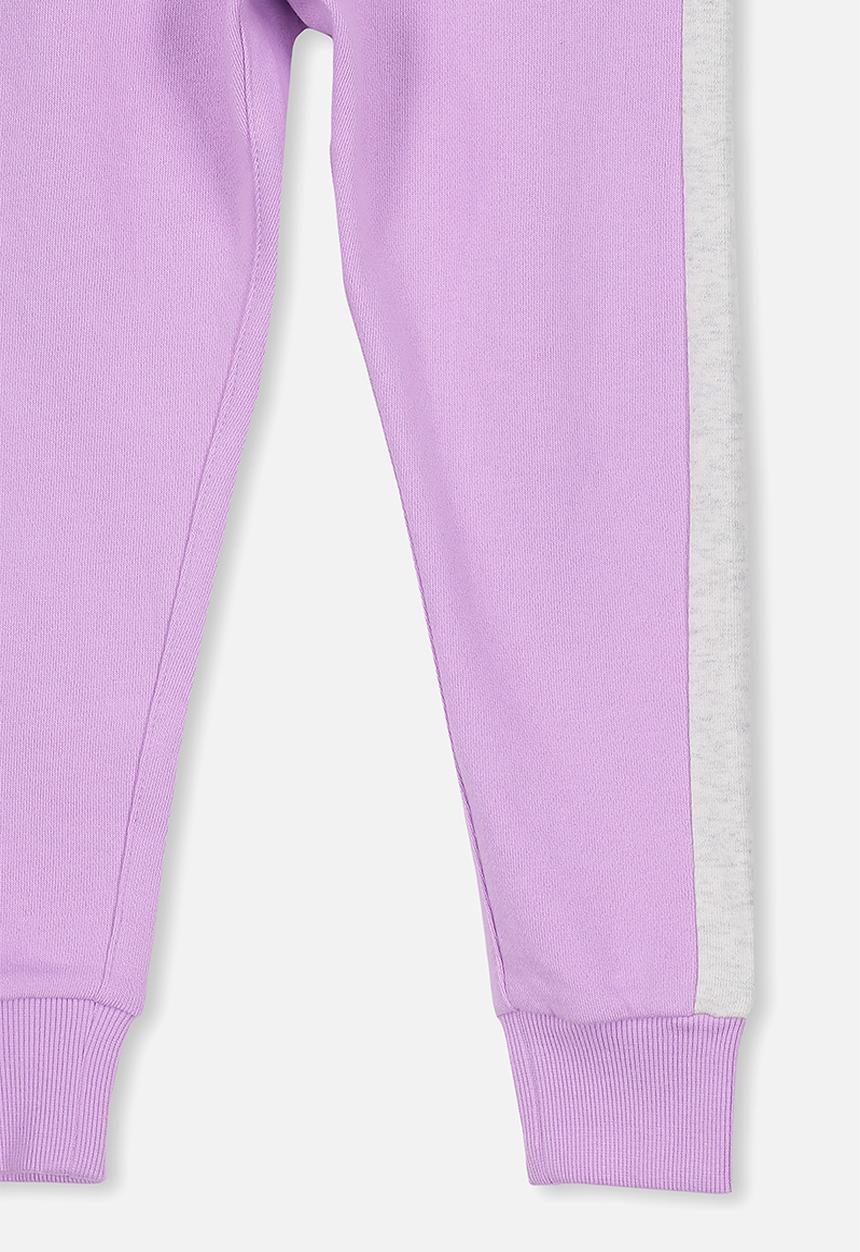 Cotton On - Kallie trackpant - purple & grey