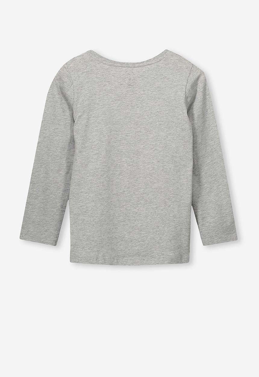 Cotton On - Anna tee - grey & white
