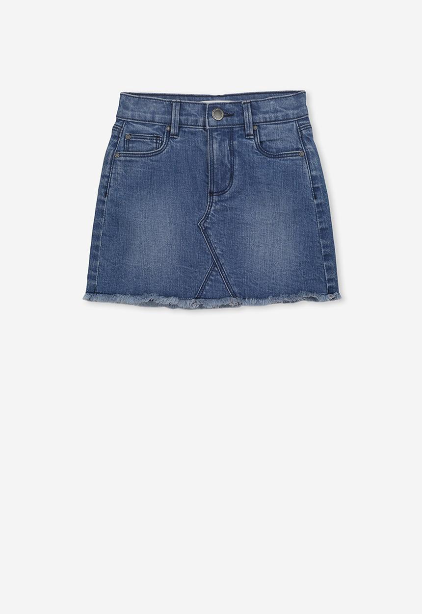Cotton On - Finn denim skirt - blue