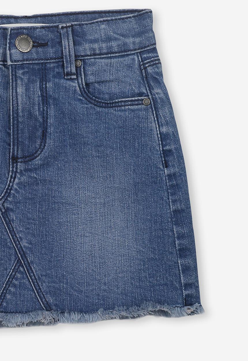 Cotton On - Finn denim skirt - blue