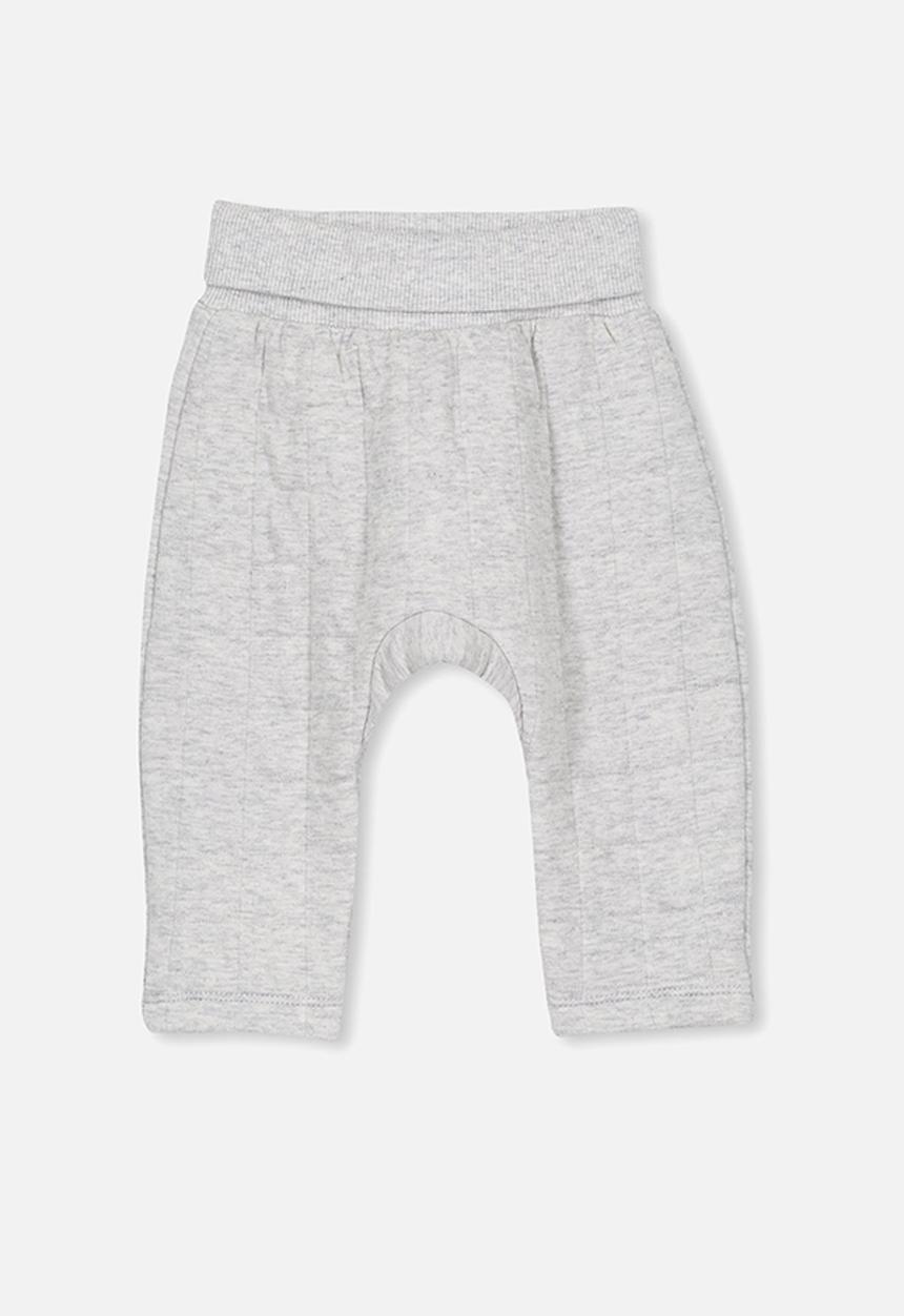 Cotton On - Rory quilted trackpant - grey