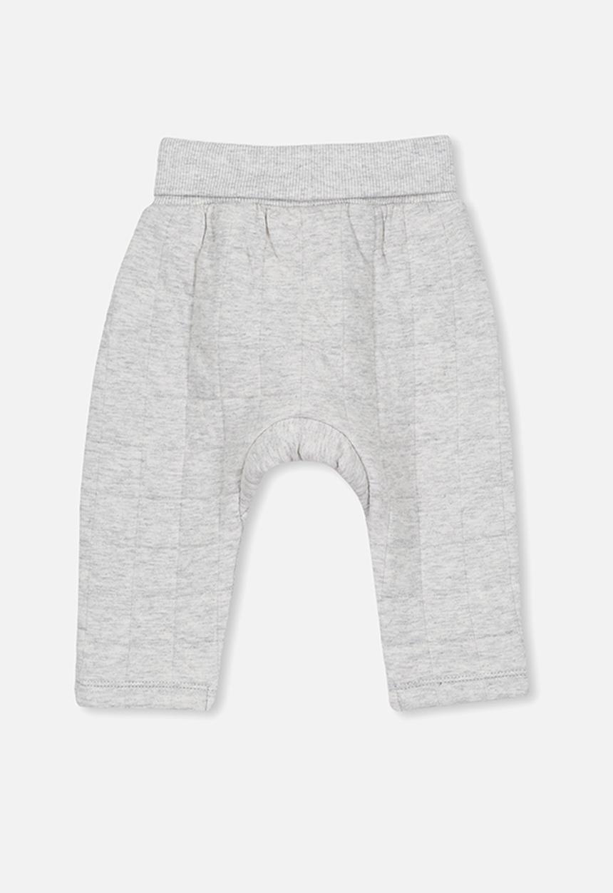 Cotton On - Rory quilted trackpant - grey
