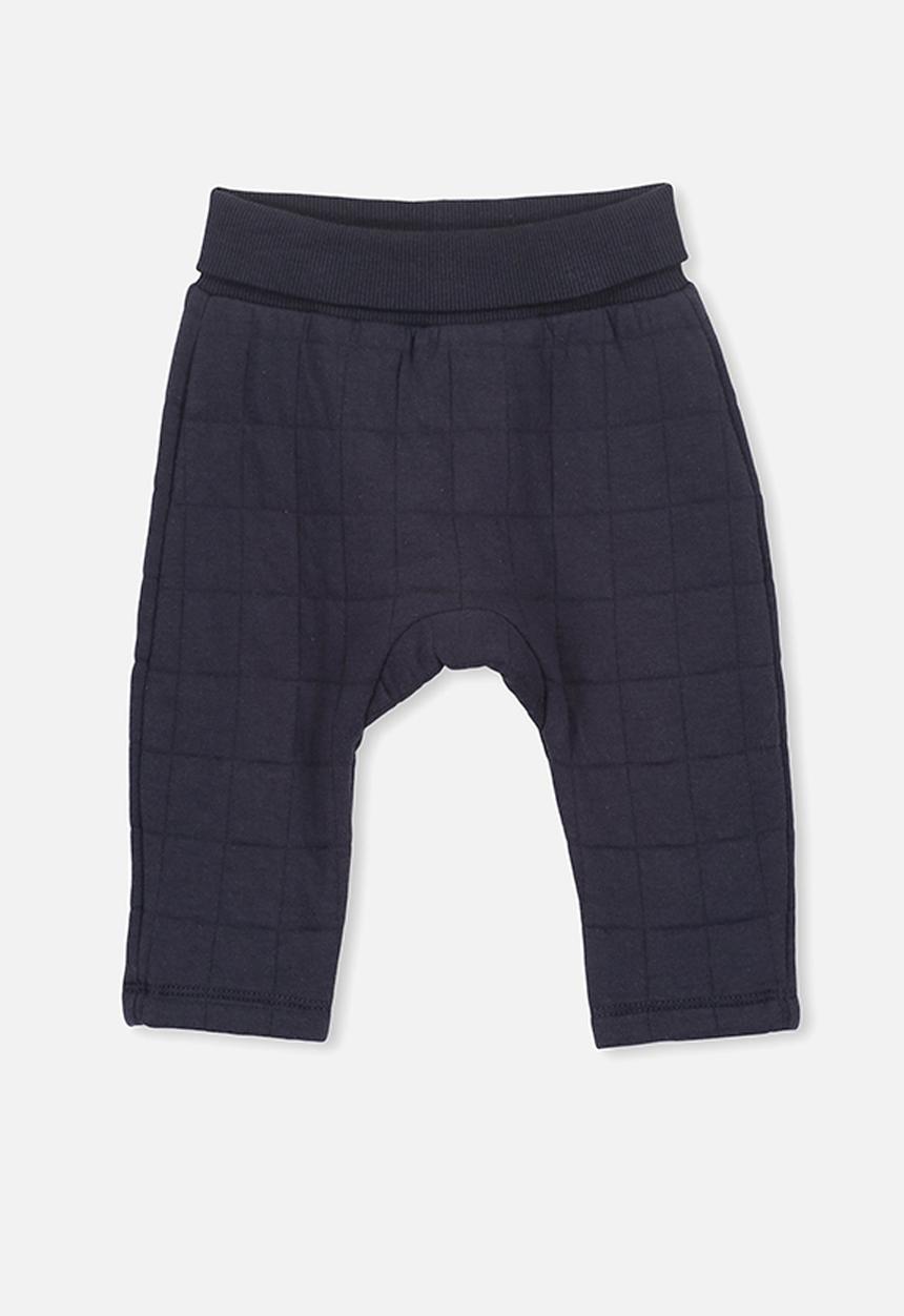 Cotton On - Rory quilted trackpant - navy