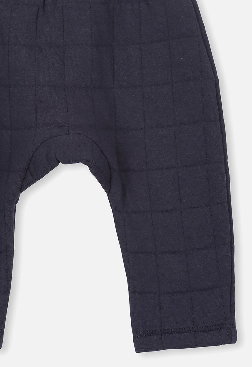 Cotton On - Rory quilted trackpant - navy