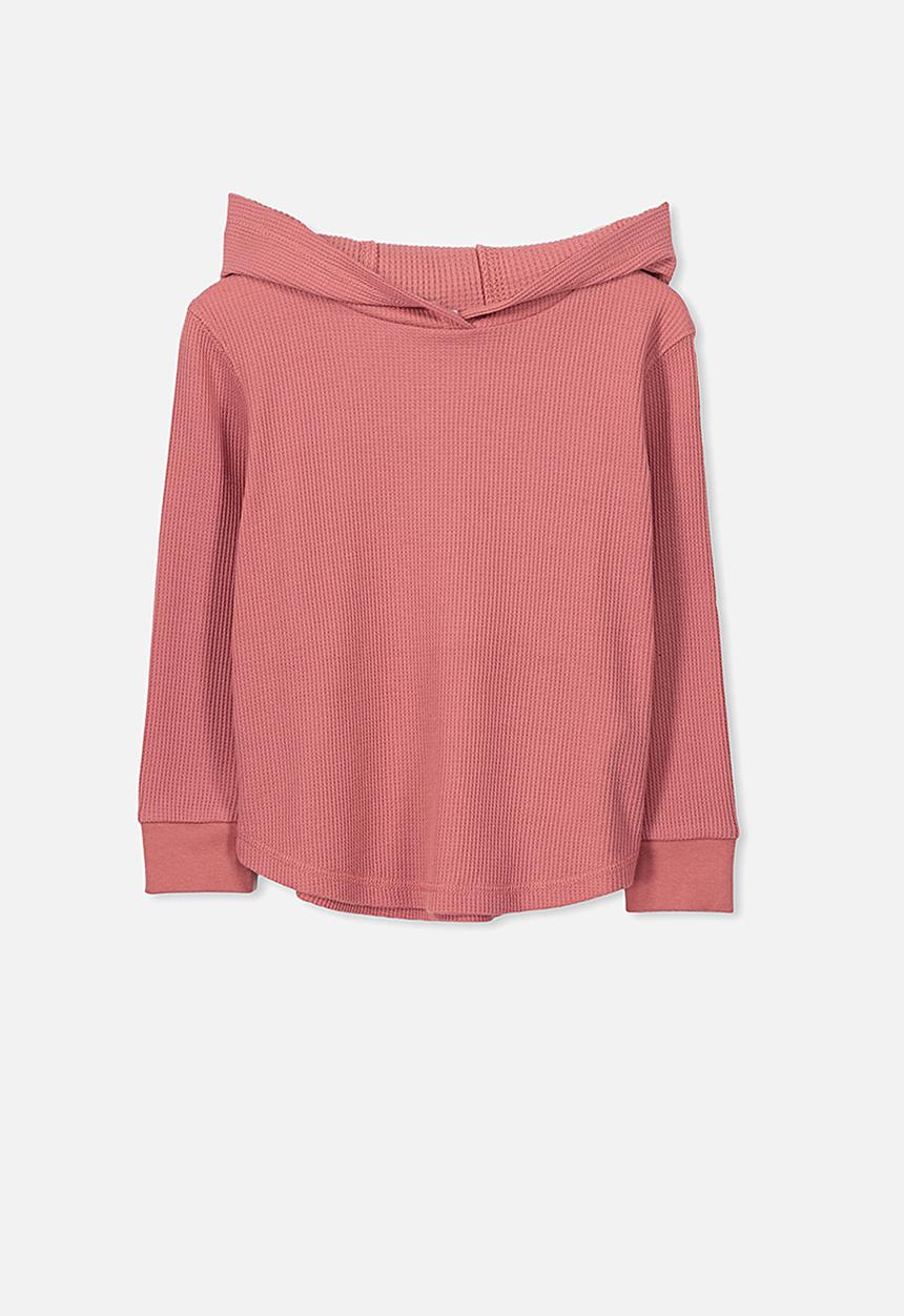 Cotton On - Hayden hooded top - pink