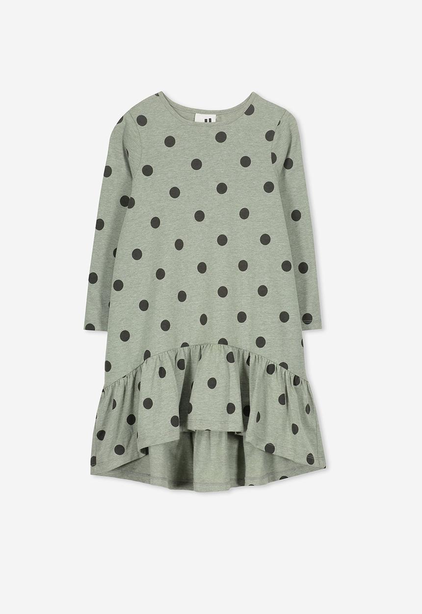 Cotton On - Joss long sleeve dress - light green