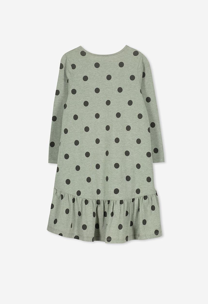 Cotton On - Joss long sleeve dress - light green