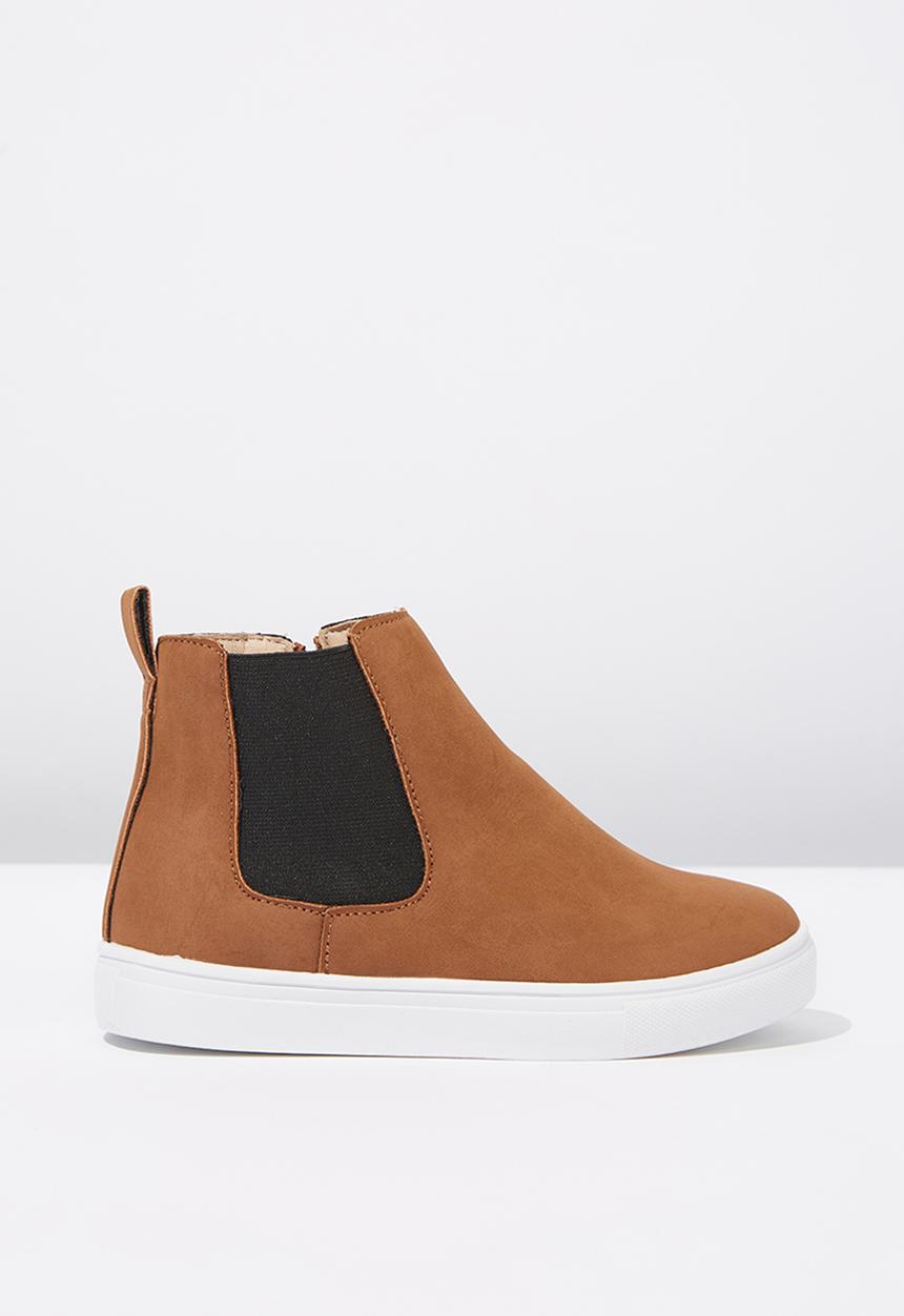 Cotton On - Darcy gusset boot - tan & black