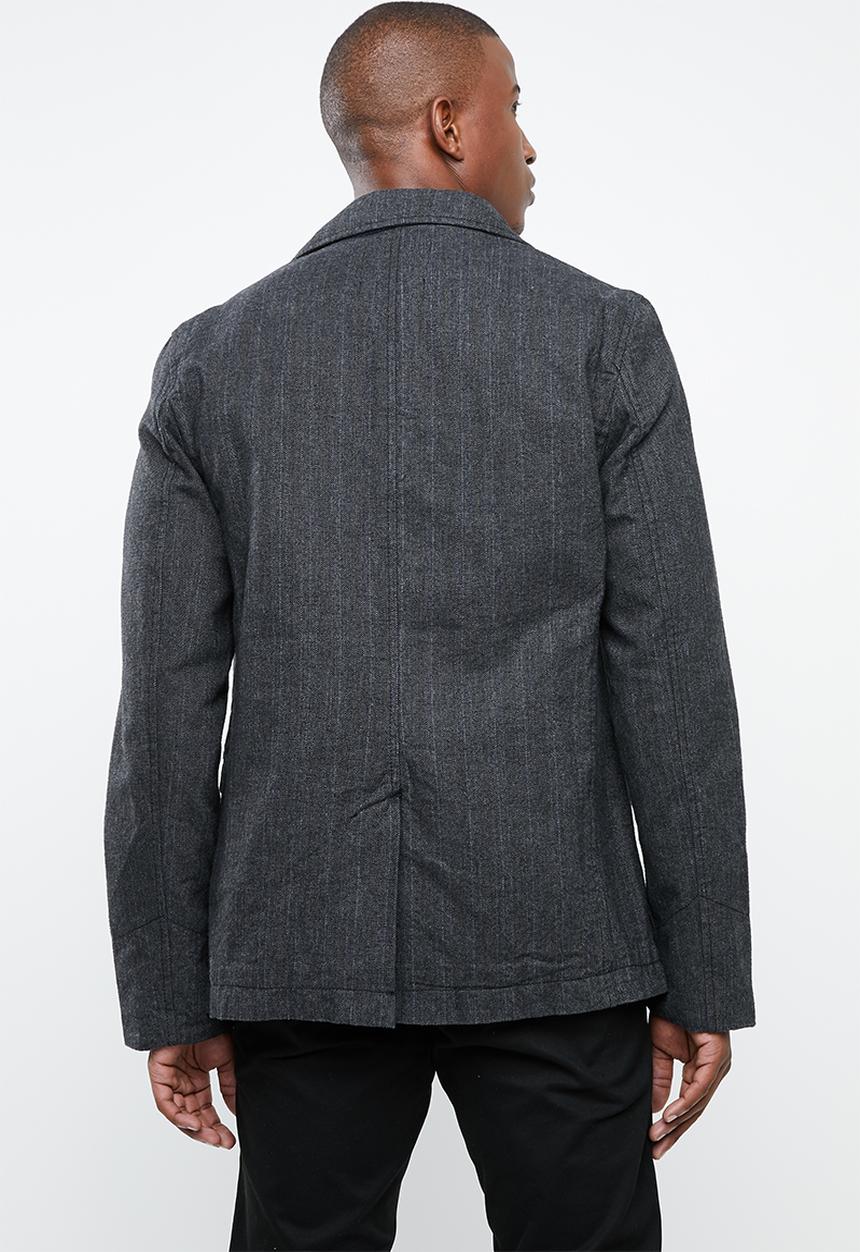 STYLE REPUBLIC - Zip-up blazer - grey