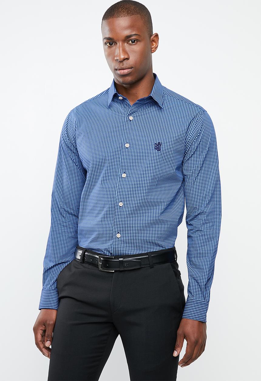 Pringle of Scotland - Norwell styled fit shirt - navy