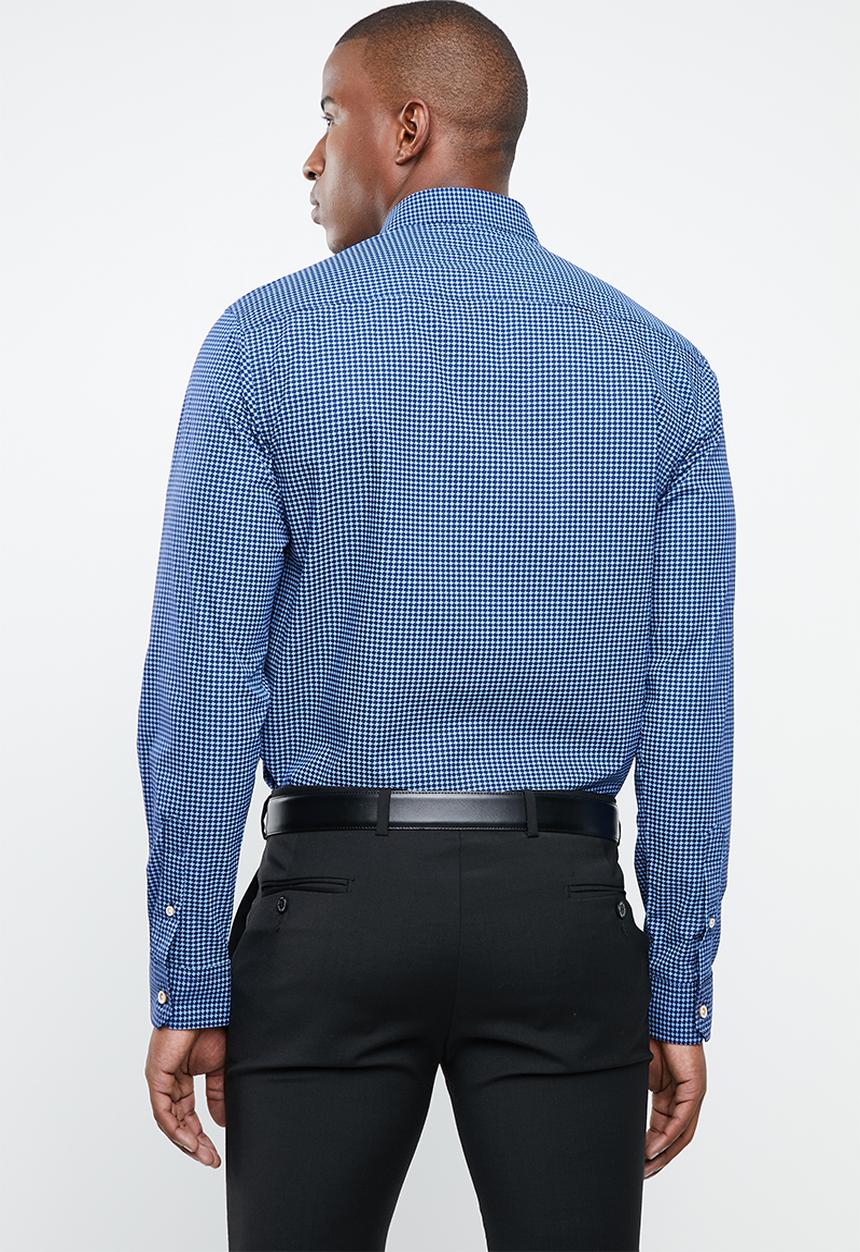 Pringle of Scotland - Norwell styled fit shirt - navy