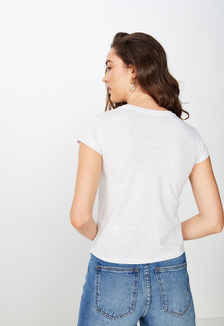 Cotton On - Essential art T-shirt - grey 