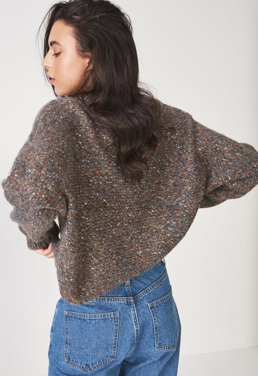 Cotton On - Jeri batwing pullover - charcoal