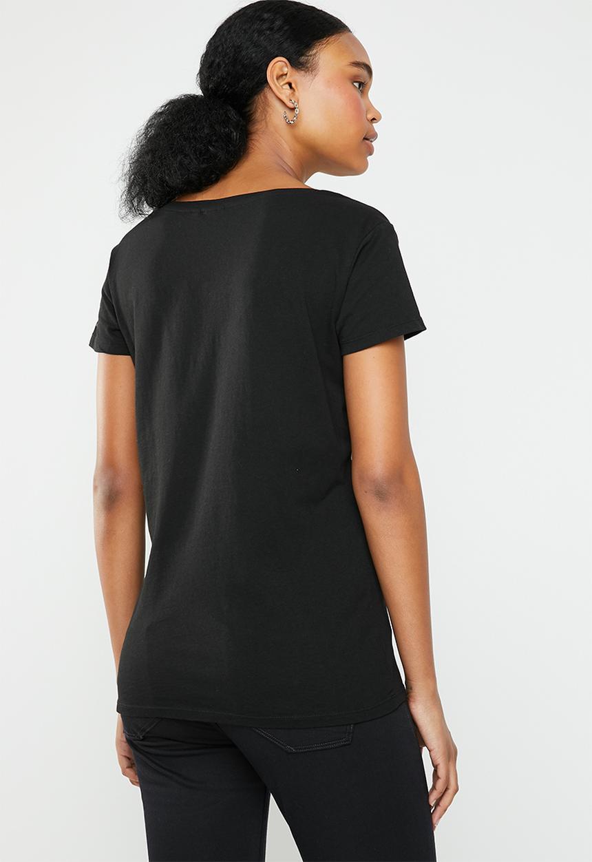 G-STAR - Graphic 50  short sleeve tee - black & pink
