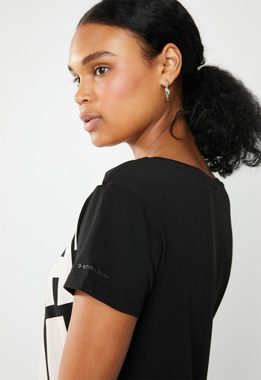 G-STAR - Graphic 50  short sleeve tee - black & pink