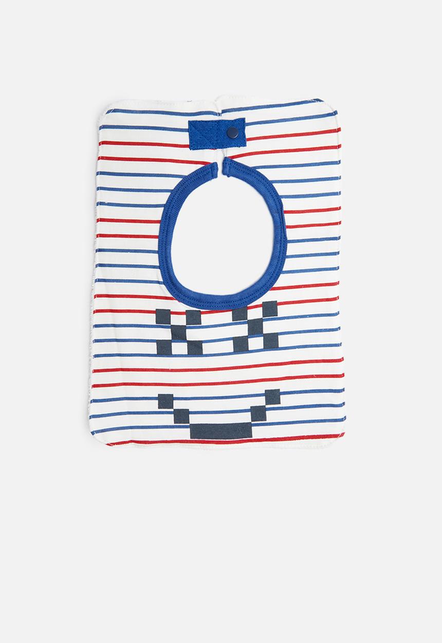 Cotton On - Sugar and spice pixel face bib - multi