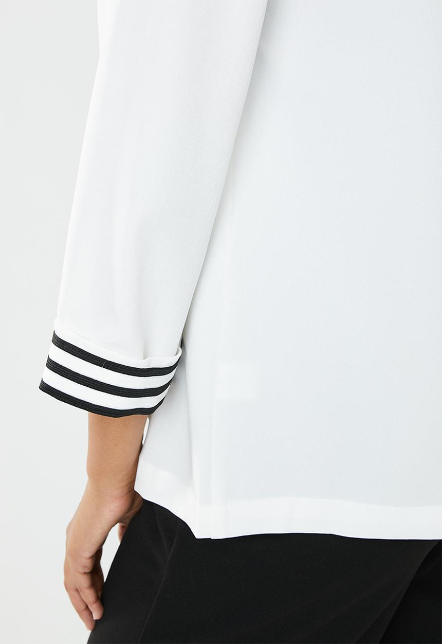 STYLE REPUBLIC - Longer length blazer - white