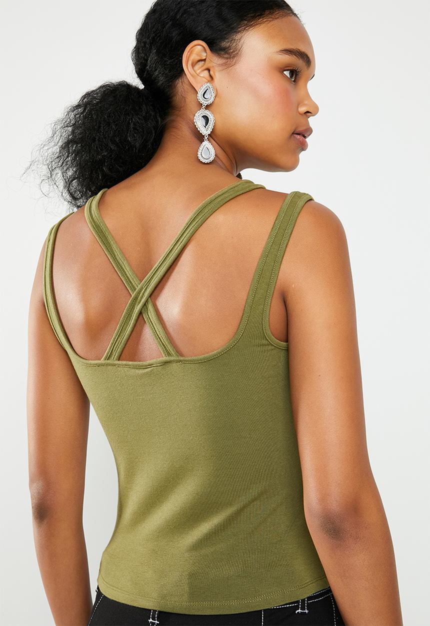 GUESS - Guess koko top - khaki 