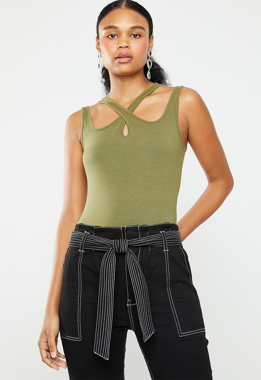 GUESS - Guess koko top - khaki 