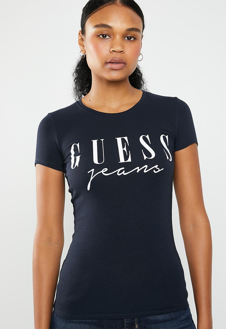 GUESS - Short sleeve classics tee - navy
