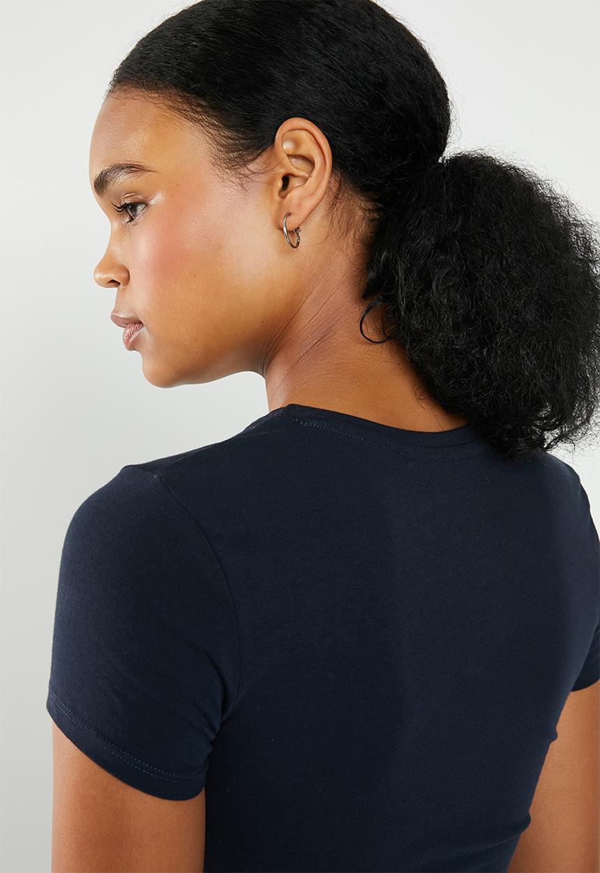 GUESS - Short sleeve classics tee - navy