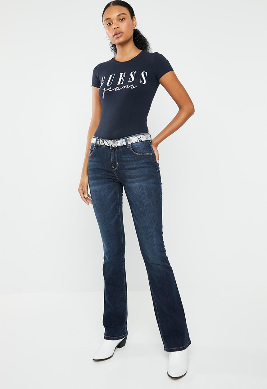 GUESS - Short sleeve classics tee - navy