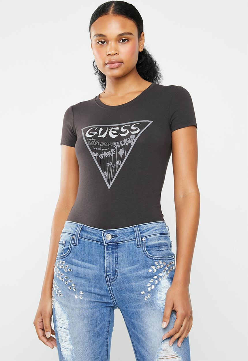 GUESS - Short sleeve enjoy L.A tee - black