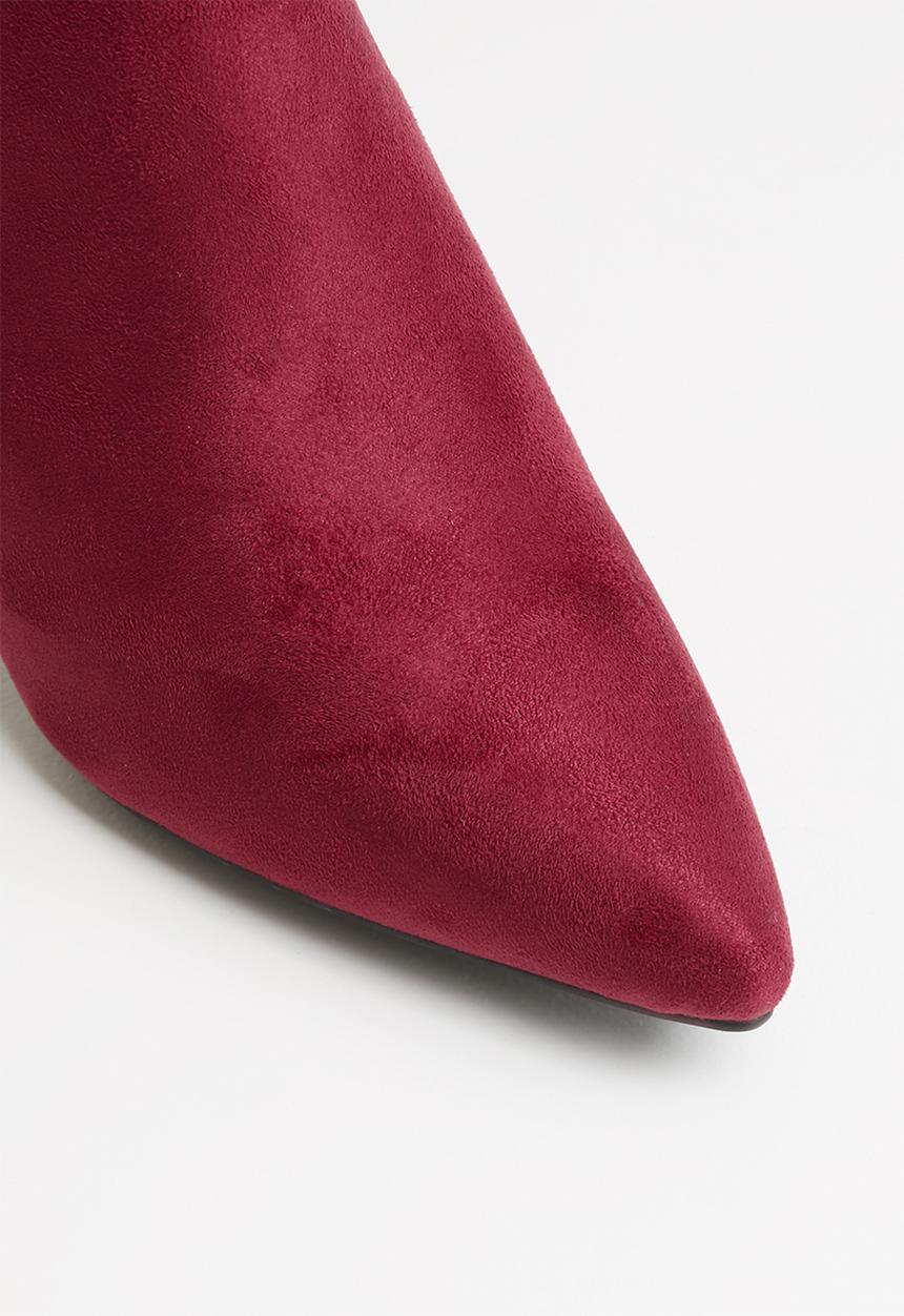 Miss Black - Ratu boot - burgundy