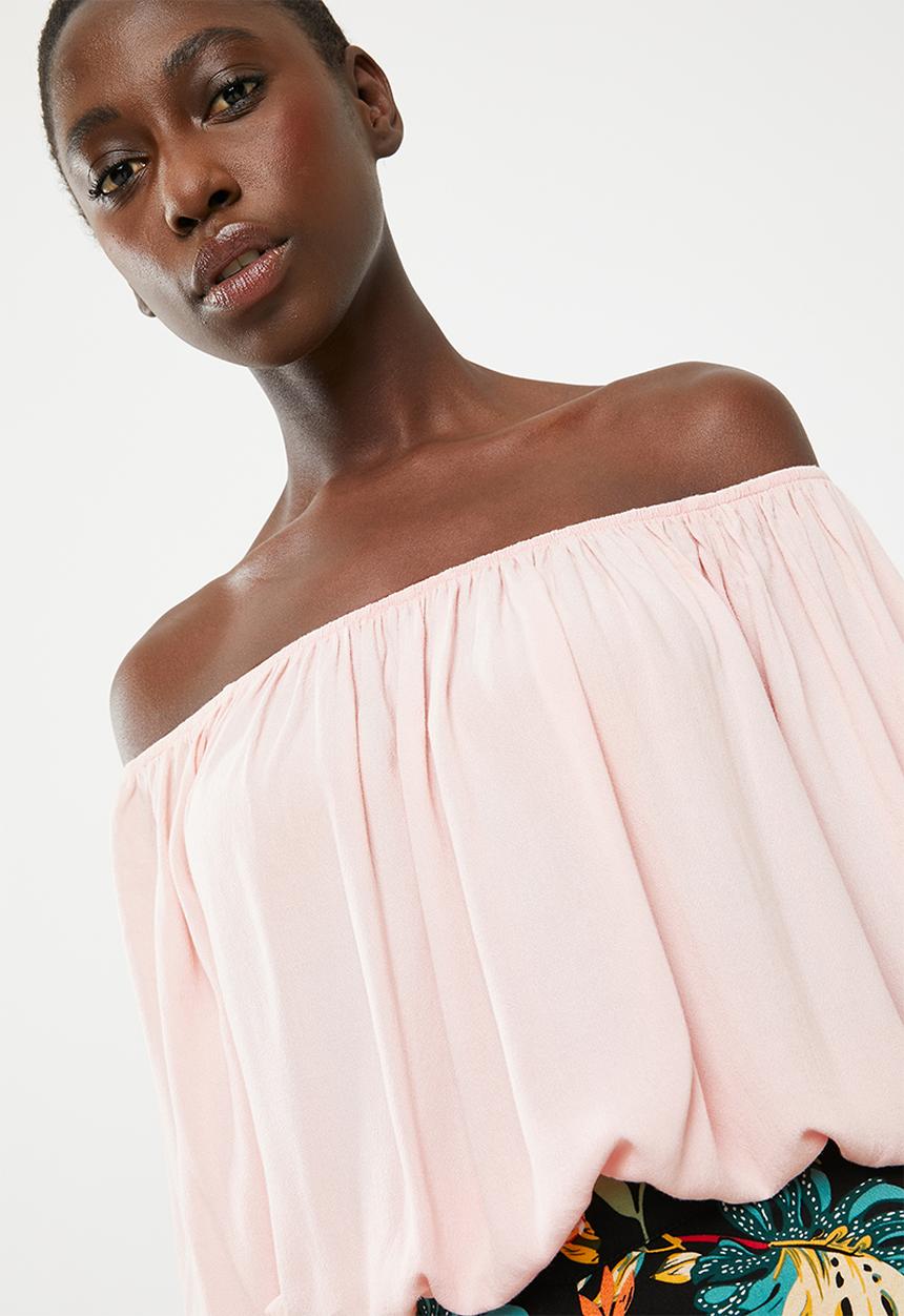 Superbalist - Boobtube blouson top - pale pink