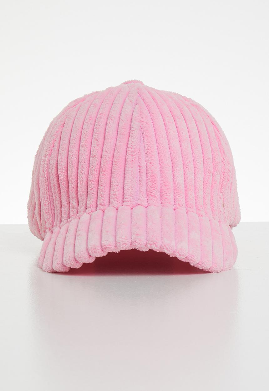 Superbalist - Corduroy peak cap - pink