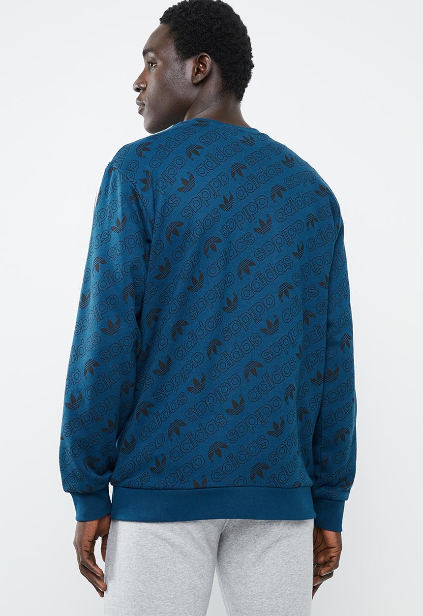 adidas Originals - Mono crew sweater - blue 
