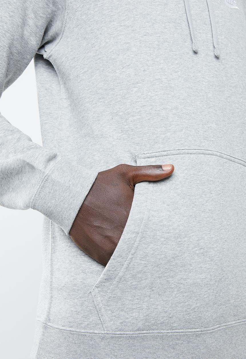 Nike - Club hoodie po bb - dark grey 