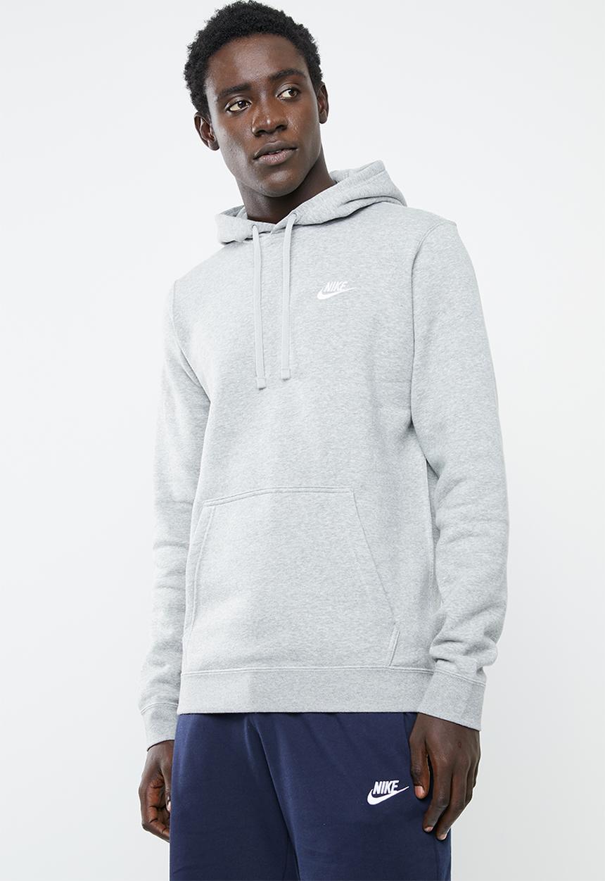 Nike - Club hoodie po bb - dark grey 