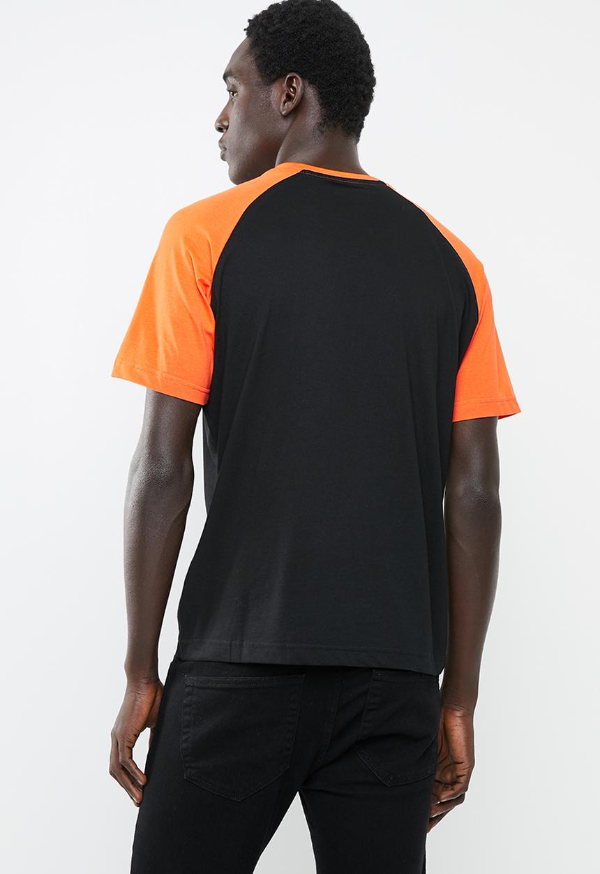 KAPPA - Logo zobiran tee - black & orange