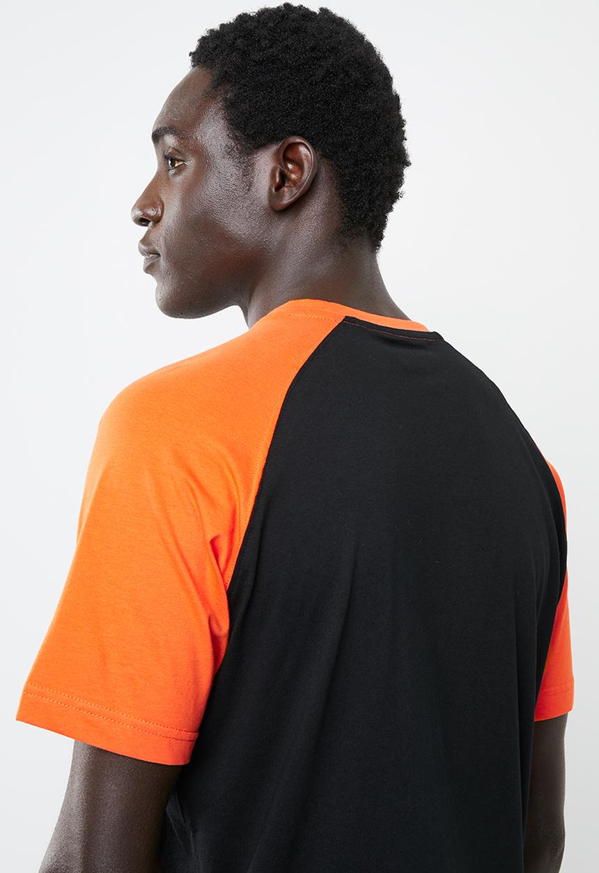 KAPPA - Logo zobiran tee - black & orange
