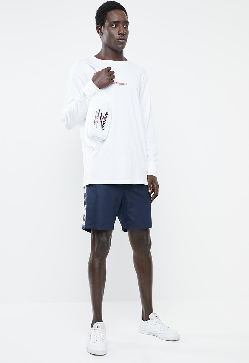 Reebok Classic - Classic taped trackshort - navy