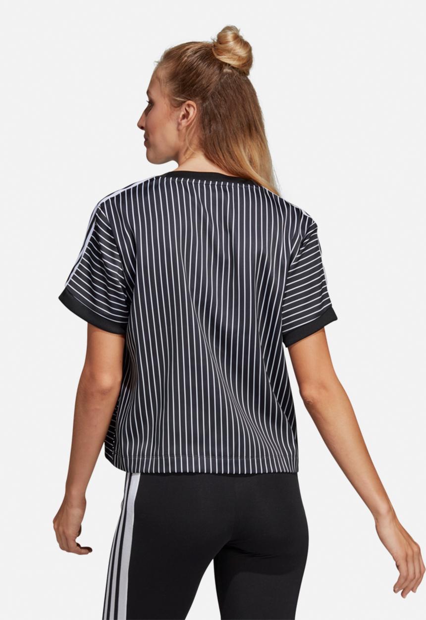 adidas Originals - 3 stripes tee - black & white