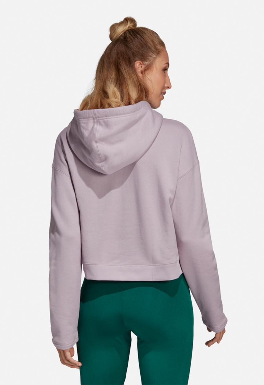 adidas Originals - Cropped hoodie - purple