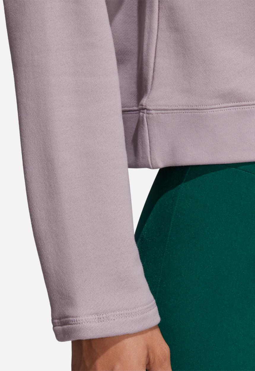 adidas Originals - Cropped hoodie - purple