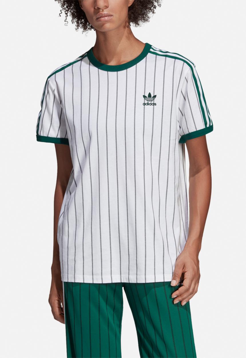 adidas Originals - Boyfriend tee - white & green