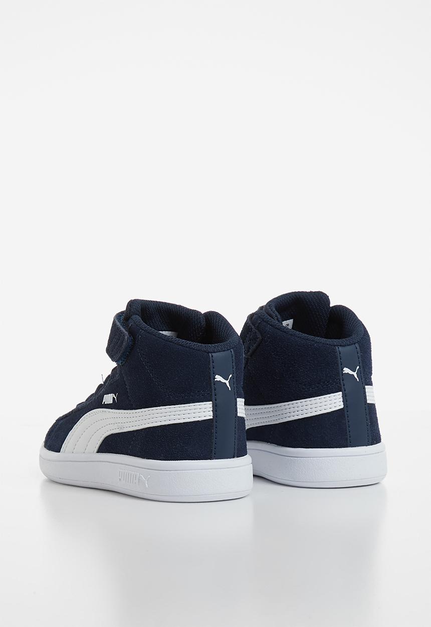 PUMA - Puma smash v2 mid v ps - peacoat/white