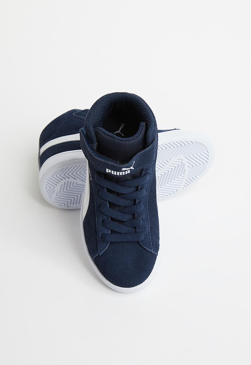 PUMA - Puma smash v2 mid v ps - peacoat/white