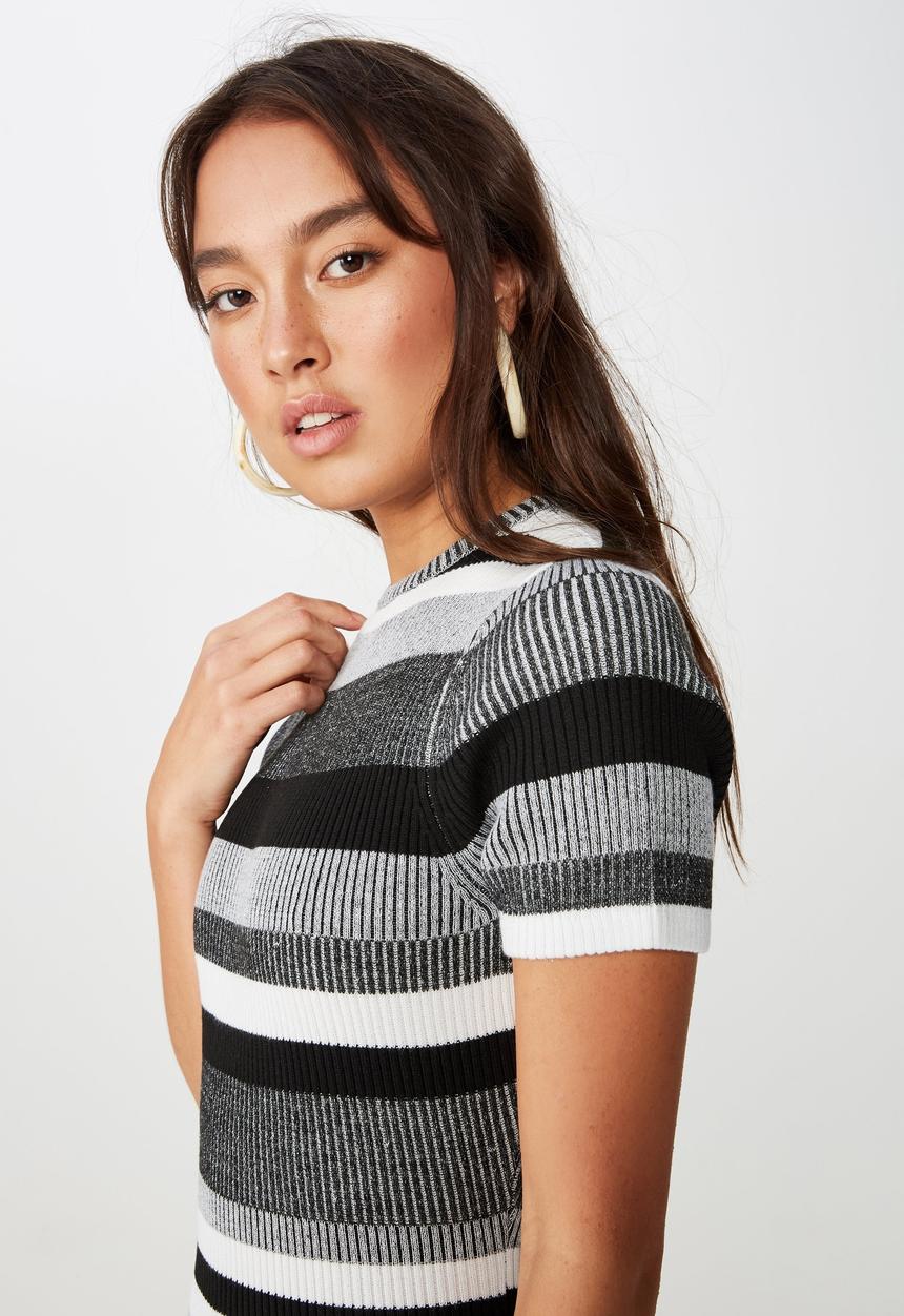 Cotton On - Lottie true knit mini dress - multi 