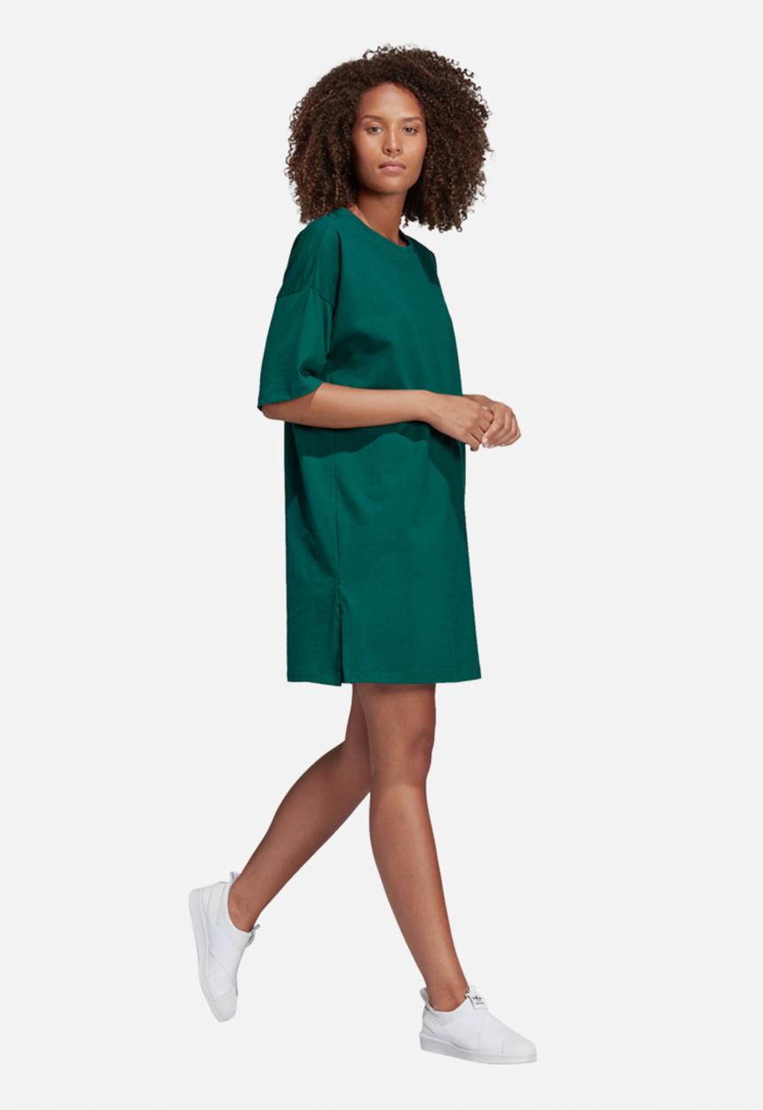 adidas Originals - Boyfriend tee dress - green